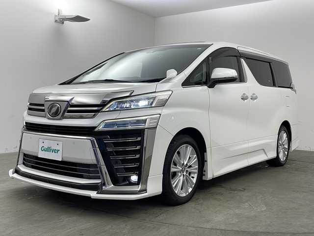 トヨタ ヴェルファイア Z 兵庫県 2019(令1)年 5.4万km ホワイトパールクリスタルシャイン ・ワンオーナー車/・純正ナビ（フルセグ・BT・DVD・CD・SD）/・バックカメラ/・トヨタセーフティセンス/・プリクラッシュセーフティ/・レーントレーシングアシスト/・レーダークルーズコントロール/・ロードサインアシスト/・オートマチックハイビーム/・クリアランスソナー/・ドライブスタートコントロール/・電動パーキングブレーキ/・オートホールド/・Wサンルーフ/・ステアリングスイッチ/・MTモード付AT/・LEDヘッドライト/・LEDフォグランプ/・オートライト/・純正エアロ/・両側パワースライドドア/・純正フロアマット/・純正18インチアルミホイール/・ビルトインETC/・前後ドライブレコーダー/・GPSレーダー探知機/・横滑り防止/・スマートキー/・スペアキー/・プッシュスタート/・ワンオーナー/・取扱説明書/・保証書/・スペアタイヤ