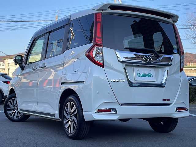 トヨタ ルーミー カスタムG 長野県 2019(平31)年 2.3万km パールホワイトⅢ 禁煙車/純正オーディオ【CP-W66】/(CD/AUX/USB/FM/AM)/モデリスタ14インチAWスタッドレス積み込み/スマートアシスト/・衝突回避支援ブレーキ機能/・衝突警報機能/・車線逸脱警報機能/・誤発進抑制制御機能/・先行車発進お知らせ機能/・オートハイビーム/・コーナーセンサー/ビルトインETC/両側パワースライドドア/革巻きステアリング/クルーズコントロール/LEDヘッドライト/フォグランプ/オートライト/スマートキー/Pスタート/電動格納ミラー/純正14インチAW/純正ラバーマット