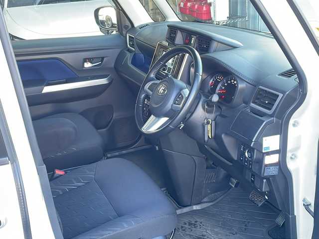 トヨタ ルーミー カスタムG 長野県 2019(平31)年 2.3万km パールホワイトⅢ 禁煙車/純正オーディオ【CP-W66】/(CD/AUX/USB/FM/AM)/モデリスタ14インチAWスタッドレス積み込み/スマートアシスト/・衝突回避支援ブレーキ機能/・衝突警報機能/・車線逸脱警報機能/・誤発進抑制制御機能/・先行車発進お知らせ機能/・オートハイビーム/・コーナーセンサー/ビルトインETC/両側パワースライドドア/革巻きステアリング/クルーズコントロール/LEDヘッドライト/フォグランプ/オートライト/スマートキー/Pスタート/電動格納ミラー/純正14インチAW/純正ラバーマット