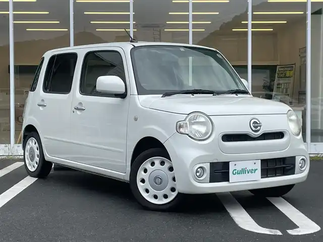 ダイハツ ミラ ココア X 愛媛県 2014(平26)年 4.2万km パールホワイトⅢ スマートキー/オートエアコン/純正オーディオ/禁煙車/フォグランプ