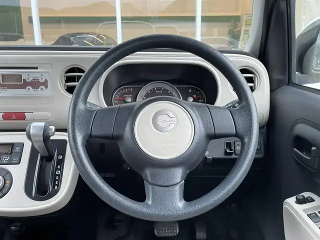 ダイハツ ミラ ココア X 愛媛県 2014(平26)年 4.2万km パールホワイトⅢ スマートキー/オートエアコン/純正オーディオ/禁煙車/フォグランプ