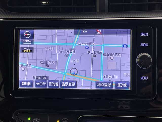 トヨタ アクア S スタイルブラック 愛媛県 2018(平30)年 5万km ホワイトパールクリスタルシャイン 純正７型ナビ/フルセグ/Ｂｌｕｅｔｏｏｔｈ/バックモニター/ビルトインＥＴＣ/前方ドライブレコーダー/前後コーナーセンサー/レーンアシスト/衝突被害軽減ブレーキ/オートマチックハイビーム/スマートキー