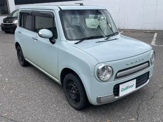 スズキ ラパン ショコラ X 新潟県 2013(平25)年 12.5万km アロマティックアクアメタリック 4WD/メモリナビ/ワンセグテレビ/バックカメラ/アイドリングストップ/ウィンカーミラー/ドアバイザー/プッシュスタート/純正フロアマット/運転席シートヒーター/スペアキー1個