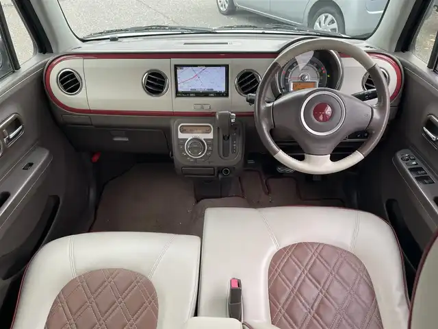 スズキ ラパン ショコラ X 新潟県 2013(平25)年 12.5万km アロマティックアクアメタリック 4WD/メモリナビ/ワンセグテレビ/バックカメラ/アイドリングストップ/ウィンカーミラー/ドアバイザー/プッシュスタート/純正フロアマット/運転席シートヒーター/スペアキー1個