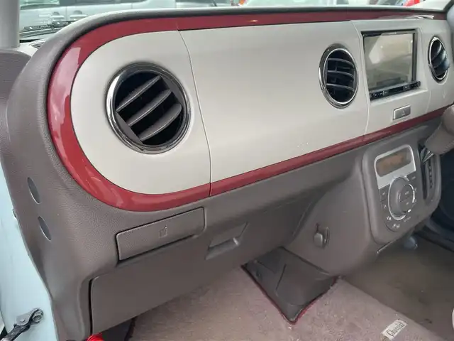 スズキ ラパン ショコラ X 新潟県 2013(平25)年 12.5万km アロマティックアクアメタリック 4WD/メモリナビ/ワンセグテレビ/バックカメラ/アイドリングストップ/ウィンカーミラー/ドアバイザー/プッシュスタート/純正フロアマット/運転席シートヒーター/スペアキー1個