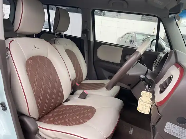 スズキ ラパン ショコラ X 新潟県 2013(平25)年 12.5万km アロマティックアクアメタリック 4WD/メモリナビ/ワンセグテレビ/バックカメラ/アイドリングストップ/ウィンカーミラー/ドアバイザー/プッシュスタート/純正フロアマット/運転席シートヒーター/スペアキー1個