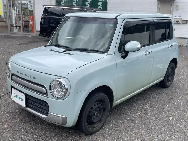 スズキ ラパン ショコラ X 新潟県 2013(平25)年 12.5万km アロマティックアクアメタリック 4WD/メモリナビ/ワンセグテレビ/バックカメラ/アイドリングストップ/ウィンカーミラー/ドアバイザー/プッシュスタート/純正フロアマット/運転席シートヒーター/スペアキー1個