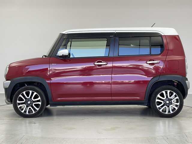 スズキ ハスラー Jスタイル Ⅱ 茨城県 2016(平28)年 3.9万km フェニックスレッドパール/ホワイト2トーンルーフ 純正ディスプレイオーディオナビ　パノラミックビューモニター　フルセグＴＶ　シートヒーター　衝突軽減ブレーキ　スマートキー　純正フロアマット　純正アルミホイール　アイドリングストップ　横滑り防止装置