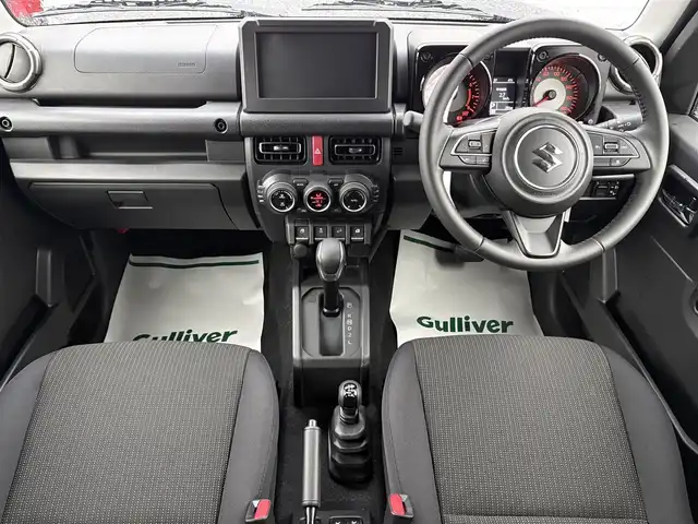 スズキ ジムニー ノマド 岩手県 2025(令7)年 0.1千km 黒 登録済み未使用車/4WD/シートヒーター/追従型クルーズコントロール/ダウンヒルアシスト/オートライト/ＬＥＤヘッドライト/フォグライト/先進運転支援システム（ＡＤＡＳ）/レーンキープアシスト/〇プッシュスタート/〇電動格納ミラー/スペアキー/取扱説明書/保証書