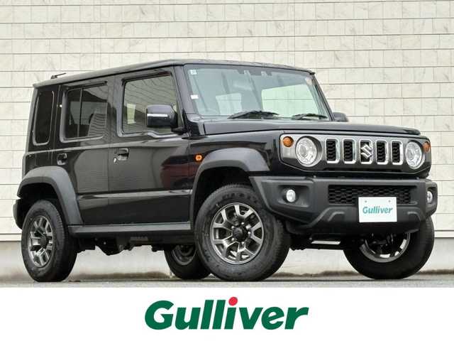 スズキ ジムニー ノマド 岩手県 2025(令7)年 0.1千km 黒 登録済み未使用車/4WD/シートヒーター/追従型クルーズコントロール/ダウンヒルアシスト/オートライト/ＬＥＤヘッドライト/フォグライト/先進運転支援システム（ＡＤＡＳ）/レーンキープアシスト/〇プッシュスタート/〇電動格納ミラー/スペアキー/取扱説明書/保証書
