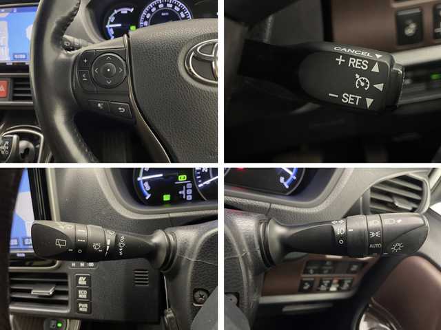 トヨタ エスクァイア ハイブリッド Gi プレミアムパッケージ 宮崎県 2018(平30)年 5.3万km ホワイトパールクリスタルシャイン ・トヨタセーフティセンス/・レーンキープアシスト/・オートハイビーム/・純正9インチナビ（Bluetooth/フルセグTV/SD/AM/FM/CD/DVD）/・純正12.1インチフリップダウンモニター/・バックカメラ/・両側パワースライドドア/・クルーズコントロール/・ハーフレザーシート/・前席シートヒーター/・ハンドルヒーター/・オートライト/・オートハイビーム/・スマートキー/プッシュスタート/・純正フロアマット/・ドライブレコーダー/・ビルトインETC2.0