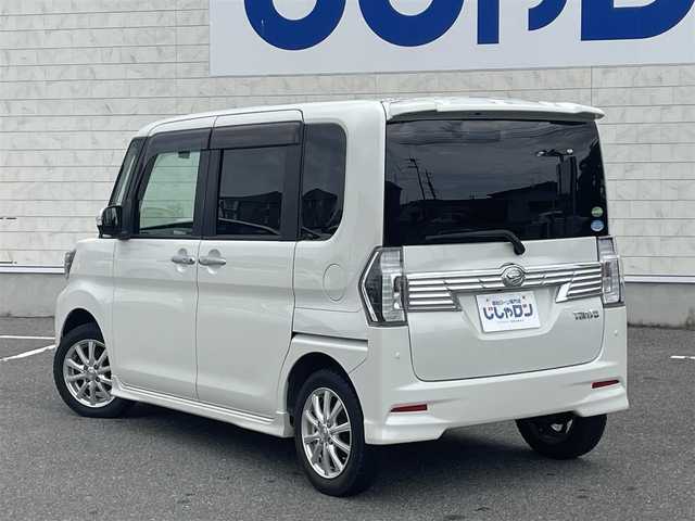 ダイハツ タント カスタム X トップED SAⅡ 佐賀県 2016(平28)年 7.1万km パールホワイトⅢ （株）IDOMが運営する【じしゃロン佐賀店】の自社ローン専用車両になります。/こちらは現金またはオートローンご利用時の価格です。自社ローンご希望の方は別途その旨お申し付けください/社外SDナビ/CD/DTV/Bluetooth/バックカメラ/両側パワースライドドア/スマートアシスト/・衝突被害軽減ブレーキ/・誤発進抑制機能/・先行車発進告知/・LEDオートライト/スマートキー×2/プッシュスタート /ドライブレコーダー /ETC/純正フロアマット/純正ドアバイザー/ステアリングスイッチ/社外14インチアルミホイール