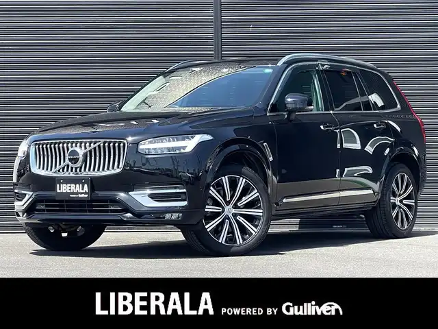 ボルボ ＸＣ９０ B6 AWD インスクリプション 山梨県 2022(令4)年 5.5万km オニキスブラックP 黒革シート/純正HDDナビ/(Bt/USB/ipod/フルセグ)/Applecarplay/AndroidAuto/harman/kardonプレミアムサウンド/クリスタルノブ/全周囲カメラ/ETC/オートホールド/ブラインドスポットモニター/ヘッドアップディスプレイ/ACC/レーンキープアシスト/パークアシスト/LEDヘッドライト/オートライト/オートハイビーム/全席シートヒーター/前席ベンチレーション/電動リアゲート/純正20インチAW