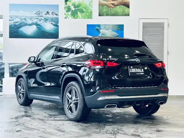メルセデス・ベンツ ＧＬＡ２００ｄ 4マチック AMGライン 大阪府 2020(令2)年 1.7万km コスモスブラック レーダーセーフティ/サンルーフ/ハーフレザー/メモリ付きパワーシート/シートヒーター/純正ナビ/TV/360度カメラ/ACC/純正19インチAW/LEDヘッドライト/アンビエントライト/電動リアゲート/ブラインドスポット/ワイヤレス充電/ETC/ドラレコ