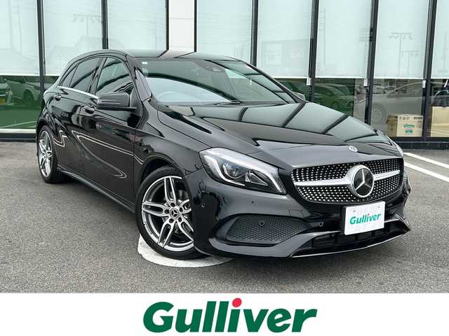 メルセデス・ベンツ Ａ１８０ AMG スタイル 岐阜県 2018(平30)年 3.1万km 黒 純正ナビ　/ＥＴＣ　/バックカメラ　/クルーズコントロール　/アイドリングストップ　/パーキングアシスト　/前後コーナーセンサー　/ＬＥＤヘッドライト　/オートライト　/シートヒーター　/ハーフレザーシート/プッシュスタート　/スマートキー/純正18インチアルミホイール/純正フロアマット