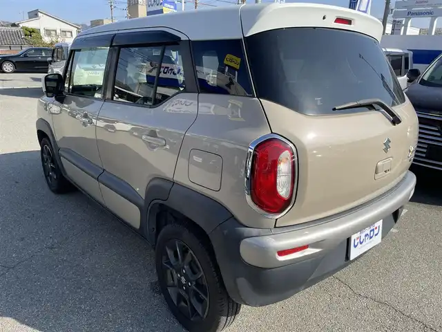 スズキ クロスビー HYBRID MX 兵庫県 2019(平31)年 11.4万km キャラバンアイボリーパールメタリック/ホワイト 2トーンルーフ 【(株)IDOMが運営する【じしゃロン姫路店】の自社ローン対象車両になります。こちらは現金ご利用時の価格です。自社ローンご希望の方は別途その旨お申付け下さい。】/メーカーナビ(フルセグTV/CD/BT/FM/AM)/スマートキー/シートヒーター(D席＋N席)/電動格納ミラー/純正フロアマット(XBEE)/ドアバイザー/ビルトインETC/MTモード付AT/バックカメラ/ドラレコ/ウォークスルー/純正アルミホイール(SUZUKI)/横滑り防止装置/ABS/取扱説明書/保証書