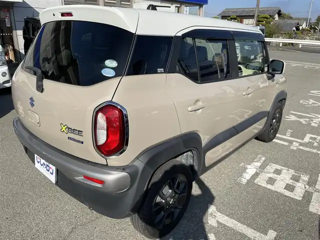 スズキ クロスビー HYBRID MX 兵庫県 2019(平31)年 11.4万km キャラバンアイボリーパールメタリック/ホワイト 2トーンルーフ 【(株)IDOMが運営する【じしゃロン姫路店】の自社ローン対象車両になります。こちらは現金ご利用時の価格です。自社ローンご希望の方は別途その旨お申付け下さい。】/メーカーナビ(フルセグTV/CD/BT/FM/AM)/スマートキー/シートヒーター(D席＋N席)/電動格納ミラー/純正フロアマット(XBEE)/ドアバイザー/ビルトインETC/MTモード付AT/バックカメラ/ドラレコ/ウォークスルー/純正アルミホイール(SUZUKI)/横滑り防止装置/ABS/取扱説明書/保証書