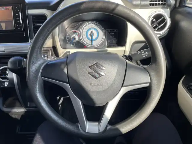 スズキ クロスビー HYBRID MX 兵庫県 2019(平31)年 11.4万km キャラバンアイボリーパールメタリック/ホワイト 2トーンルーフ 【(株)IDOMが運営する【じしゃロン姫路店】の自社ローン対象車両になります。こちらは現金ご利用時の価格です。自社ローンご希望の方は別途その旨お申付け下さい。】/メーカーナビ(フルセグTV/CD/BT/FM/AM)/スマートキー/シートヒーター(D席＋N席)/電動格納ミラー/純正フロアマット(XBEE)/ドアバイザー/ビルトインETC/MTモード付AT/バックカメラ/ドラレコ/ウォークスルー/純正アルミホイール(SUZUKI)/横滑り防止装置/ABS/取扱説明書/保証書