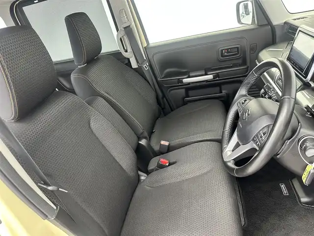 スズキ スペーシア ギア HYBRID XZターボ 愛知県 2021(令3)年 5.3万km シフォンアイボリーM 純正ナビ（フルセグ、CD、DVD、Bluetooth）/全方位カメラ/ETC/ドライブレコーダー/ターボ/ACC/衝突軽減ブレーキ/レーンキープアシスト/コーナーセンサー/LEDヘッドライト/両側パワスラドア/パドルシフト/オートライト/ルーフレール/USB/純正フロアマット/フォグライト/横滑り防止装置