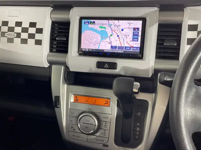 スズキ ハスラー X 福岡県 2014(平26)年 8.8万km ブルーイッシュブラックパール3 社外メモリーナビゲーション/CD DVD BT/フルセグテレビ/HIDライト/シートヒーター/ETC/純正15インチアルミホイール/ベンチシート/スマートキー/プッシュスタートエンジン