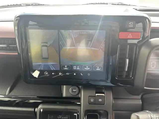 スズキ スペーシア カスタム HYBRID XS ターボ 道北・旭川 2024(令6)年 0.6万km ピュアホワイトP 純正メモリーナビ/フルセグTV/全方位カメラ/両側電動スライドドア/クルーズコントロール/ハーフレザーシート/前席シートヒーター/ハンドルヒーター/パドルシフト/ヘッドアップディスプレイ/ターボ/LEDヘッドライト/LEDフォグランプ