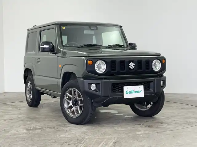 スズキ ジムニー XC 三重県 2023(令5)年 3.8万km ジャングルグリーン /禁煙車　//社外ナビ　//シートヒーター　//フルセグＴＶ　//ＬＥＤ　//ＢＴ　//フォグライト　//ステアリングリモコン　//デュアルセンサーブレーキサポート　//オートハイビーム　//クルーズコントロール　//バックカメラ
