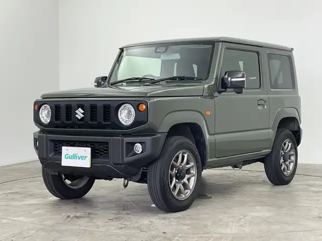 スズキ ジムニー XC 三重県 2023(令5)年 3.8万km ジャングルグリーン /禁煙車　//社外ナビ　//シートヒーター　//フルセグＴＶ　//ＬＥＤ　//ＢＴ　//フォグライト　//ステアリングリモコン　//デュアルセンサーブレーキサポート　//オートハイビーム　//クルーズコントロール　//バックカメラ