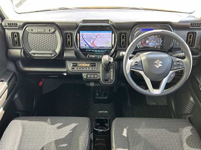 スズキ ハスラー HYBRID X ターボ 山形県 2024(令6)年 2万km アクティブイエロー/ガンメタリック2トーン 禁煙車/デュアルカメラブレーキサポート/４WD/純正SDナビ/（AM/FM/TV/BT/CD/USB)/アダプティブクルーズコントロール/ETC/前後純正ドライブレコーダー/後部コーナーセンサー/パドルシフト/シートヒーター/ステアリングスイッチ/ドアバイザー/純正フロアマット/レーンキープアシスト/光軸調整/電動格納ウインカーミラー/フォグランプ/純正AW/スタッドレスタイヤ社外AW車載