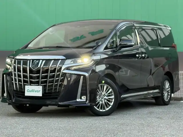 トヨタ アルファードハイブリット SR Cパッケージ 千葉県 2021(令3)年 3.9万km スパークリングブラックパールクリスタルシャイン 純正ディスプレイオーディオ/純正CD・DVDデッキ/運転席メモリーシート/電動格納ミラー/リバース連動ミラー/パワーバックドア/左右独立エアコン/シートベンチレーション/ブレーキホールド/純正１７インチAW