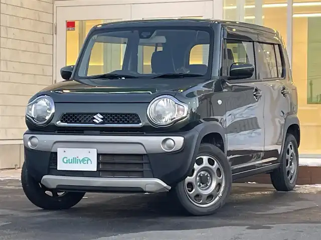 スズキ ハスラー F リミテッド Ⅱ 道央・札幌 2018(平30)年 8.9万km クールカーキPM ・４WD/・衝突被害軽減システム/・社外メモリナビ/ＳＤ／ＣＤ／ラジオ／ワンセグ/・バックカメラ/・横滑り防止装置/・シートヒーター/・ダウンヒルアシスト/・グリップコントロール/・ＥＴＣ/・スペアキー/・アイドリングストップ/・電格ミラー