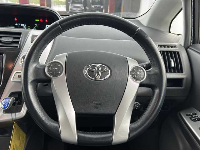 トヨタ プリウス α G 愛知県 2013(平25)年 6.9万km シルバーM 純正7型ナビ【NSZT-W62G】/Bluetooth/CD/DVD/フルセグ/バックカメラ/純正フロアマット/EVMODE/ECOMODE/PWRMODE/ETC/ドアバイザー/ヘッドライトウォッシャー/フォグランプ