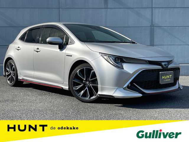 トヨタ カローラ スポーツ ハイブリッドG Z 千葉県 2018(平30)年 2.7万km シルバーM トヨタセーフティセンス/TRDフルエアロ/純正ディーラーOP9インチナビ/Bluetooth/フルセグTV/バックカメラ/レーダークルーズコントロール/ステアリングリモコン/オートホールド/オートハイビーム