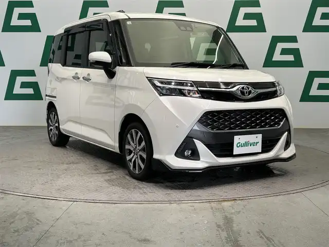 トヨタ タンク カスタムG－T 鹿児島県 2020(令2)年 1.1万km パールホワイトⅢ 禁煙車　/スマートアシストII　/社外ナビ　/・フルセグＴＶ　/・Ｂｌｕｅｔｏｏｔｈ　/・AM/FM/・BT/前方ドラレコ　/両側パワスラ　/クルコン　/電格ミラー　/ステリモ　/純正フロアマット　/フォグライト　/スマートキー　/クルコン　/社外ＥＴＣ