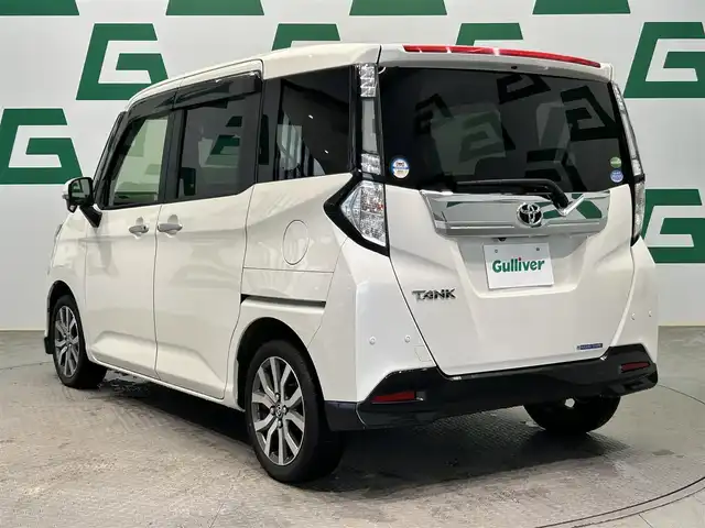 トヨタ タンク カスタムG－T 鹿児島県 2020(令2)年 1.1万km パールホワイトⅢ 禁煙車　/スマートアシストII　/社外ナビ　/・フルセグＴＶ　/・Ｂｌｕｅｔｏｏｔｈ　/・AM/FM/・BT/前方ドラレコ　/両側パワスラ　/クルコン　/電格ミラー　/ステリモ　/純正フロアマット　/フォグライト　/スマートキー　/クルコン　/社外ＥＴＣ