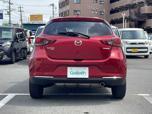 マツダ マツダ２ 15S プロアクティブ Sパッケージ 静岡県 2019(令1)年 3.3万km ソウルレッドクリスタルM 純正ナビ/（CD/DVD/AM/FM/BT）/・フルセグTV/・アラウンドビューモニター/シートヒーター（運転席/助手席）/パワーシート/ステアリングヒーター/コーナーセンサー/レーンキープアシスト/衝突軽減ブレーキ/ヘッドアップディスプレイ/ETC/パドルシフト/純正アルミホイール