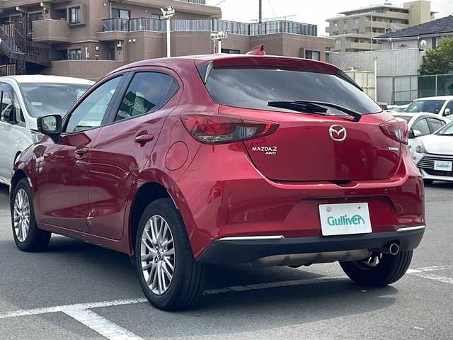 マツダ マツダ２ 15S プロアクティブ Sパッケージ 静岡県 2019(令1)年 3.3万km ソウルレッドクリスタルM 純正ナビ/（CD/DVD/AM/FM/BT）/・フルセグTV/・アラウンドビューモニター/シートヒーター（運転席/助手席）/パワーシート/ステアリングヒーター/コーナーセンサー/レーンキープアシスト/衝突軽減ブレーキ/ヘッドアップディスプレイ/ETC/パドルシフト/純正アルミホイール