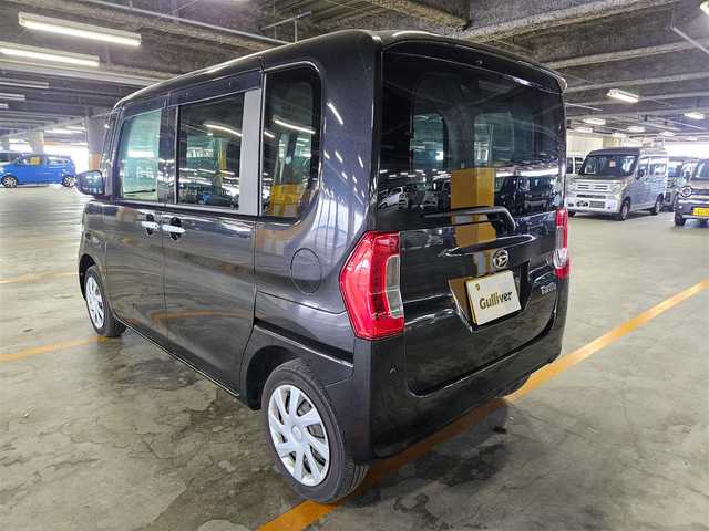 ダイハツ タント X リミテッド SAⅢ 福岡県 2018(平30)年 7.9万km ブラックマイカメタリック 4WD/カロッツェリア8型ナビ/　(Bluetooth/CD/DVD)/フルセグTV/両側パワースライドドア/パノラマモニター/コーナーセンサー/スマートアシスト3/・衝突回避支援ブレーキ機能/・衝突警報機能/・車線逸脱警報機能/・誤発進抑制制御機能/・先行車発進お知らせ機能/・オートハイビーム/LEDヘッドランプ/ステアリングスイッチ/撥水加工ファブリックシート/運転席シートヒーター/キーフリーシステム/イモビライザー/プッシュボタンスタート/禁煙車