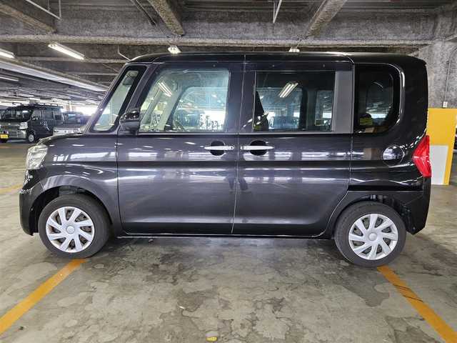 ダイハツ タント X リミテッド SAⅢ 福岡県 2018(平30)年 7.9万km ブラックマイカメタリック 4WD/カロッツェリア8型ナビ/　(Bluetooth/CD/DVD)/フルセグTV/両側パワースライドドア/パノラマモニター/コーナーセンサー/スマートアシスト3/・衝突回避支援ブレーキ機能/・衝突警報機能/・車線逸脱警報機能/・誤発進抑制制御機能/・先行車発進お知らせ機能/・オートハイビーム/LEDヘッドランプ/ステアリングスイッチ/撥水加工ファブリックシート/運転席シートヒーター/キーフリーシステム/イモビライザー/プッシュボタンスタート/禁煙車