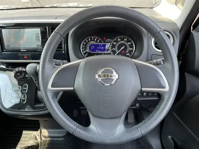 日産 デイズ ルークス ハイウェイスター Xターボ 秋田県 2018(平30)年 3.5万km ブラック 社外SDナビ（AM/FA/BT/CD/DVD）/純正14AW/全方位カメラ/LKA/オートライト/オートマチックハイビーム/ETC/ドアバイザー/ウィンカーミラー/ワンセグTV/プッシュスタート/運転席側シートヒーター