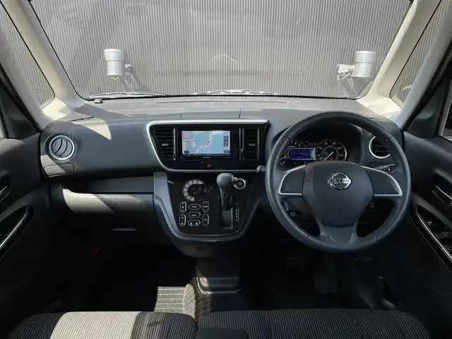 日産 デイズ ルークス ハイウェイスター Xターボ 秋田県 2018(平30)年 3.5万km ブラック 社外SDナビ（AM/FA/BT/CD/DVD）/純正14AW/全方位カメラ/LKA/オートライト/オートマチックハイビーム/ETC/ドアバイザー/ウィンカーミラー/ワンセグTV/プッシュスタート/運転席側シートヒーター