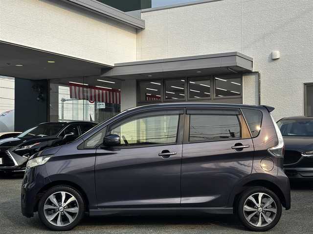 日産 デイズ ハイウェイスターG 熊本県 2013(平25)年 7.2万km プレミアムパープルP 純正ナビ（MP313D-W）/【フルセグTV/Bluetooth/CD/DVD】/全周囲カメラ/純正15インチAW/オートLEDヘッドライト/スマートキー/プッシュスタート/ドライブレコーダー（前後）/ETC/純正革巻きステアリング/ステアリングスイッチ/ウィンカーミラー/純正ドアバイザー/盗難防止装置/ABS/アイドリングストップ/保証書/取扱説明書