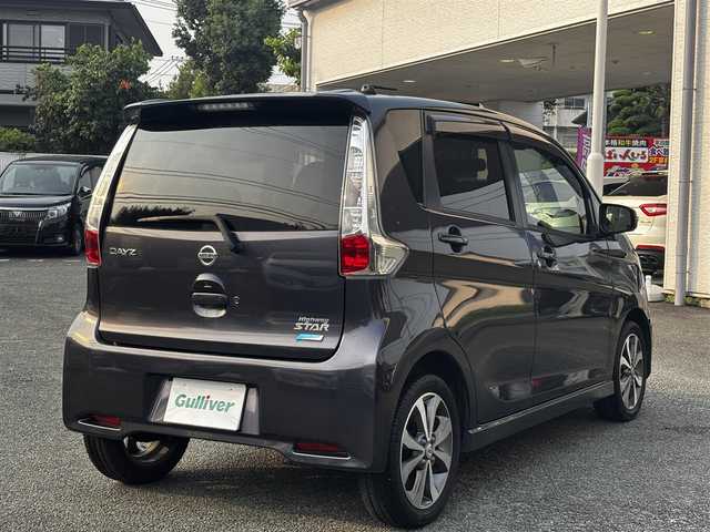 日産 デイズ ハイウェイスターG 熊本県 2013(平25)年 7.2万km プレミアムパープルP 純正ナビ（MP313D-W）/【フルセグTV/Bluetooth/CD/DVD】/全周囲カメラ/純正15インチAW/オートLEDヘッドライト/スマートキー/プッシュスタート/ドライブレコーダー（前後）/ETC/純正革巻きステアリング/ステアリングスイッチ/ウィンカーミラー/純正ドアバイザー/盗難防止装置/ABS/アイドリングストップ/保証書/取扱説明書