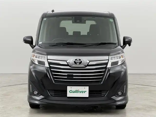 トヨタ ルーミー カスタムG S 福岡県 2017(平29)年 9.1万km ブラックマイカメタリック 純正ナビ（フルセグＴＶ）　/バックカメラ　/クルーズコントロール　/コーナーセンサー　/衝突被害軽減ブレーキ　/アイドリングストップ　/両側電動スライドドア　/シートヒーター　/純正１４インチＡＷ　/ＬＥＤヘッドライト