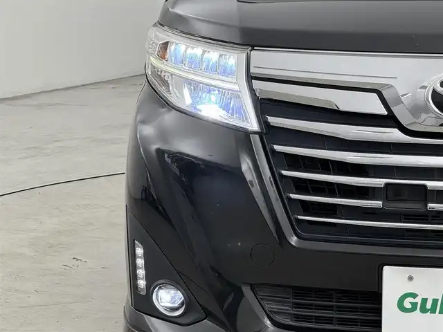 トヨタ ルーミー カスタムG S 福岡県 2017(平29)年 9.1万km ブラックマイカメタリック 純正ナビ（フルセグＴＶ）　/バックカメラ　/クルーズコントロール　/コーナーセンサー　/衝突被害軽減ブレーキ　/アイドリングストップ　/両側電動スライドドア　/シートヒーター　/純正１４インチＡＷ　/ＬＥＤヘッドライト