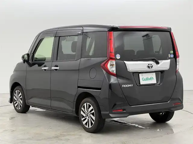 トヨタ ルーミー カスタムG S 福岡県 2017(平29)年 9.1万km ブラックマイカメタリック 純正ナビ（フルセグＴＶ）　/バックカメラ　/クルーズコントロール　/コーナーセンサー　/衝突被害軽減ブレーキ　/アイドリングストップ　/両側電動スライドドア　/シートヒーター　/純正１４インチＡＷ　/ＬＥＤヘッドライト