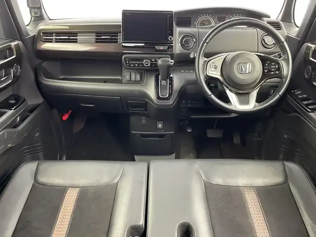 ホンダ Ｎ ＢＯＸ カスタム G L ターボ ホンダセンシング 新潟県 2019(令1)年 5.4万km プラチナホワイトパール ワンオーナー/純正メモリナビ/　フルセグTV/Bluetooth/CD/DVD/USB/衝突被害軽減ブレーキ/レーンキープアシスト/レーダークルーズコントロール/コーナーセンサー/ハーフレザーシート/前席シートヒーター/両側パワースライドドア/バックモニター/ビルトインETC/LEDヘッドライト/アイドリングストップ/横滑り防止装置/オートライト/パドルシフト/ステアリングスイッチ/レザーステアリング/禁煙車