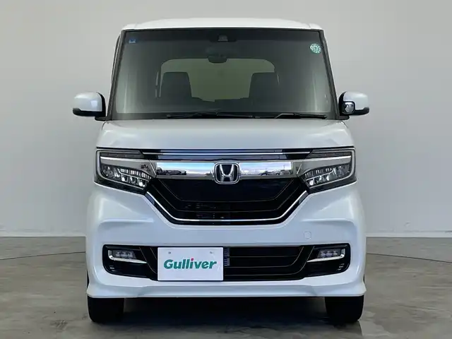 ホンダ Ｎ ＢＯＸ カスタム G L ターボ ホンダセンシング 新潟県 2019(令1)年 5.4万km プラチナホワイトパール ワンオーナー/純正メモリナビ/　フルセグTV/Bluetooth/CD/DVD/USB/衝突被害軽減ブレーキ/レーンキープアシスト/レーダークルーズコントロール/コーナーセンサー/ハーフレザーシート/前席シートヒーター/両側パワースライドドア/バックモニター/ビルトインETC/LEDヘッドライト/アイドリングストップ/横滑り防止装置/オートライト/パドルシフト/ステアリングスイッチ/レザーステアリング/禁煙車