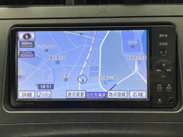 トヨタ プリウス S　LEDエディション 茨城県 2011(平23)年 12.2万km ダークバイオレットマイカメタリック 純正ナビ［NSZT-W61G］　フルセグ再生可　Bluetooth/CD/DVD　純正フロアマット　純正ETC　コーナーセンサー　ドアバイザー　