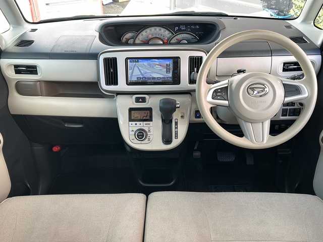 ダイハツ ムーヴ キャンバス G メイクアップ リミテッド　SAⅢ 広島県 2022(令4)年 4.6万km パールホワイトⅢ/ナチュラルベージュマイカメタリック 2トーン 禁煙車/レンタアップ/スマートアシストIII/・衝突軽減/・車線逸脱警報/・オートハイビーム/社外ナビ（MDV-D308BTW）/・Bluetooth/CD/DVD/SD/パノラマモニター/シートヒーター/LEDヘッドライト/フォグランプ/オートライト/ETC