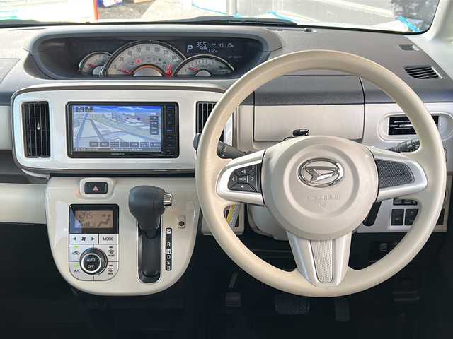 ダイハツ ムーヴ キャンバス G メイクアップ リミテッド　SAⅢ 広島県 2022(令4)年 4.6万km パールホワイトⅢ/ナチュラルベージュマイカメタリック 2トーン 禁煙車/レンタアップ/スマートアシストIII/・衝突軽減/・車線逸脱警報/・オートハイビーム/社外ナビ（MDV-D308BTW）/・Bluetooth/CD/DVD/SD/パノラマモニター/シートヒーター/LEDヘッドライト/フォグランプ/オートライト/ETC